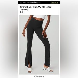 Split Hem Alo Leggings